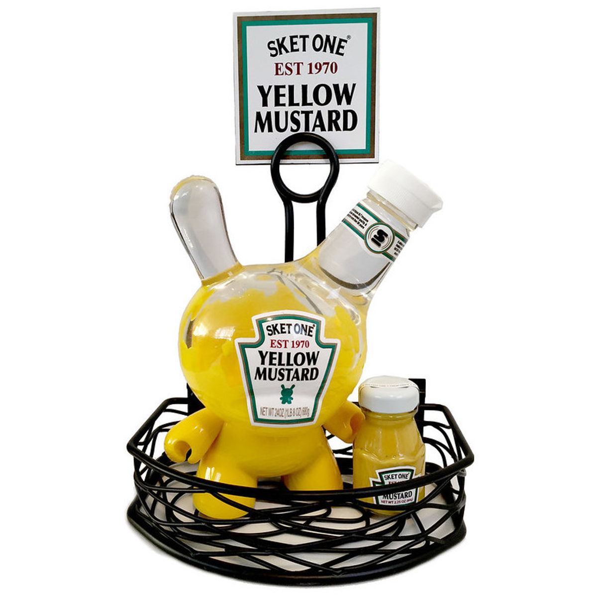 8" Half-used Mustard Dunny