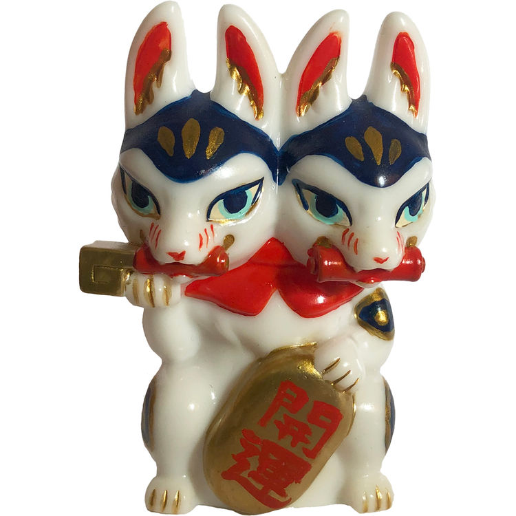 DOG ZHANG ZI TWO-HEADED FOX by Genkosha