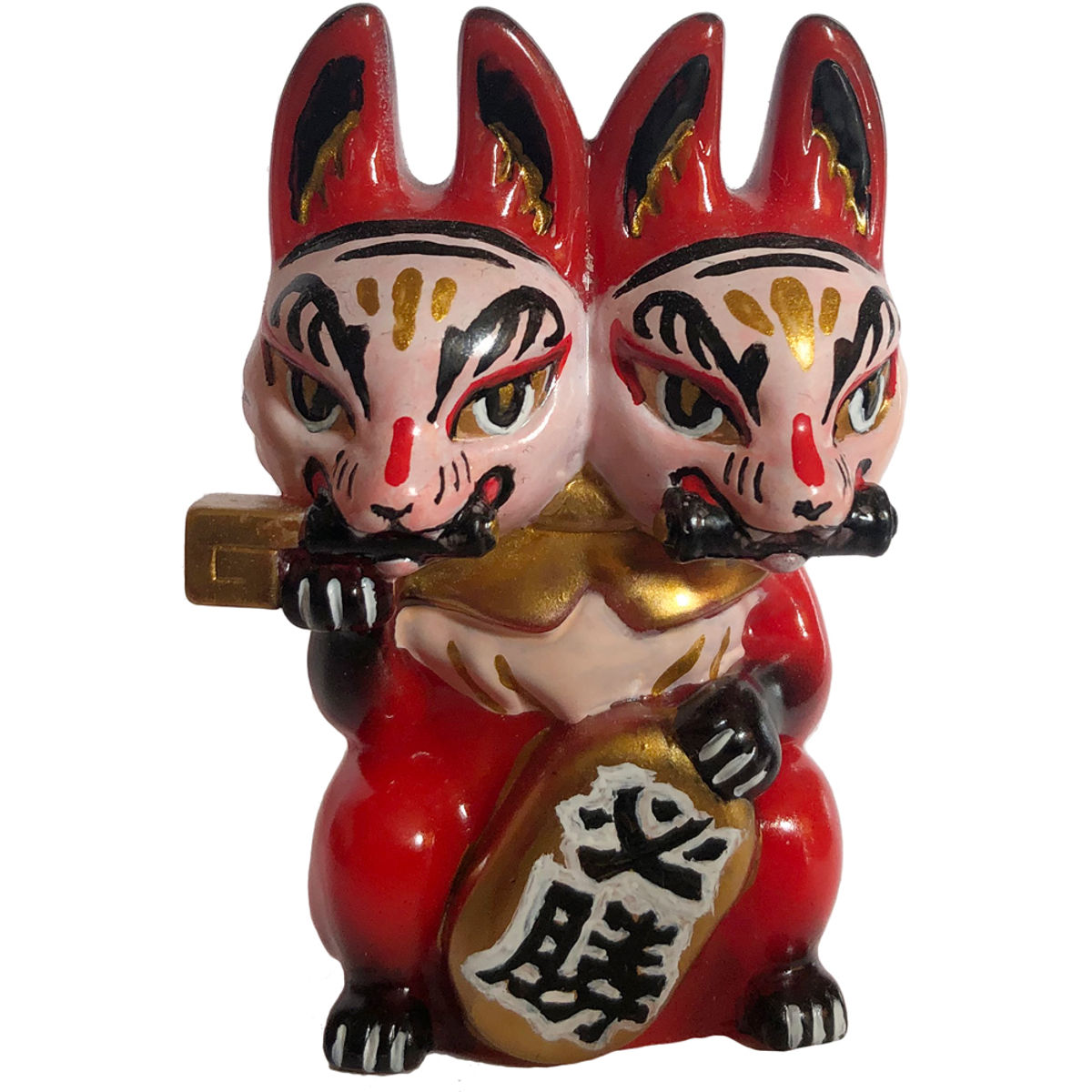 DARUMA TWO-HEADED FOX