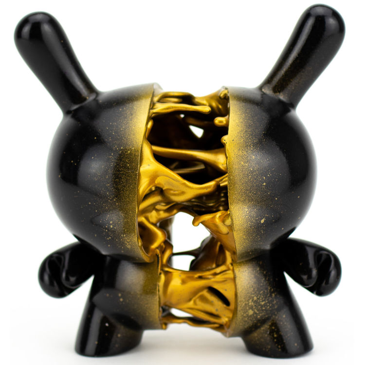 Black Gold Mitosis Dunny by Mr. Mars (Marshall Ballantyne)
