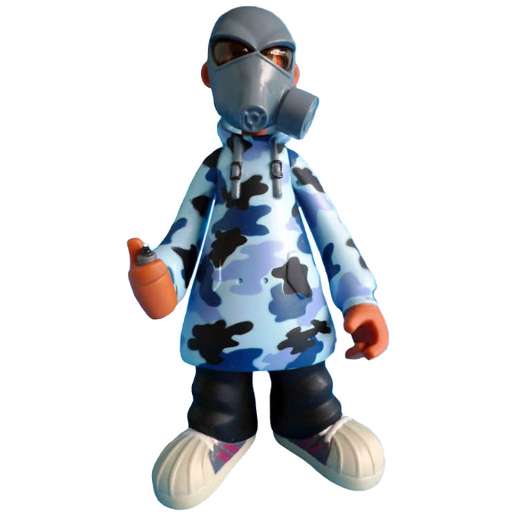 Masks 01 - Blue Camo by Eric So