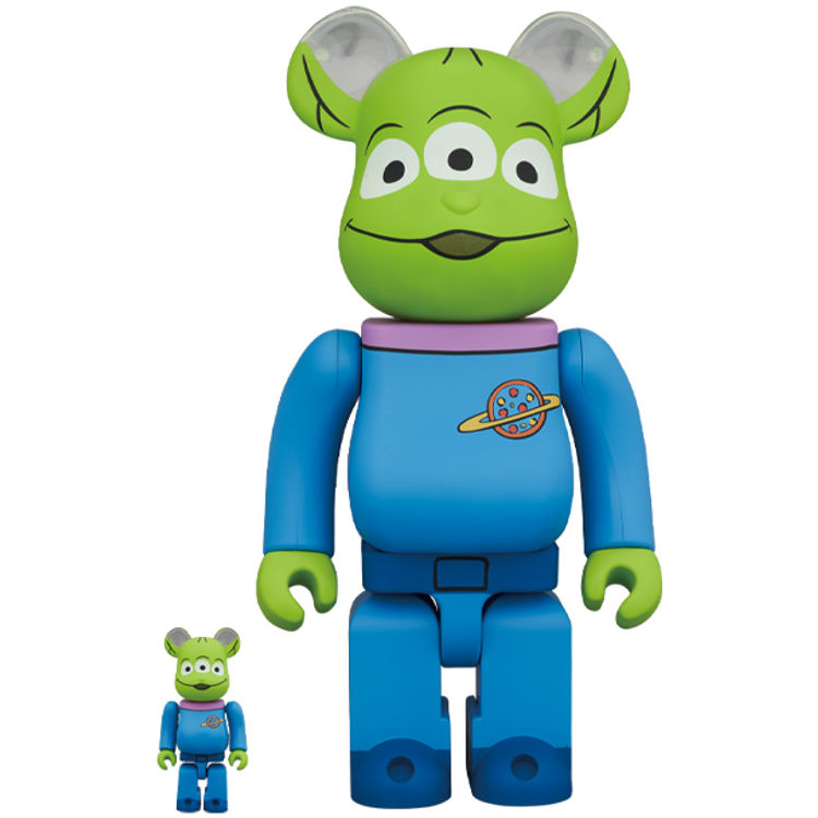 100% + 400% Alien : Toy Story Be@rbrick by Disney