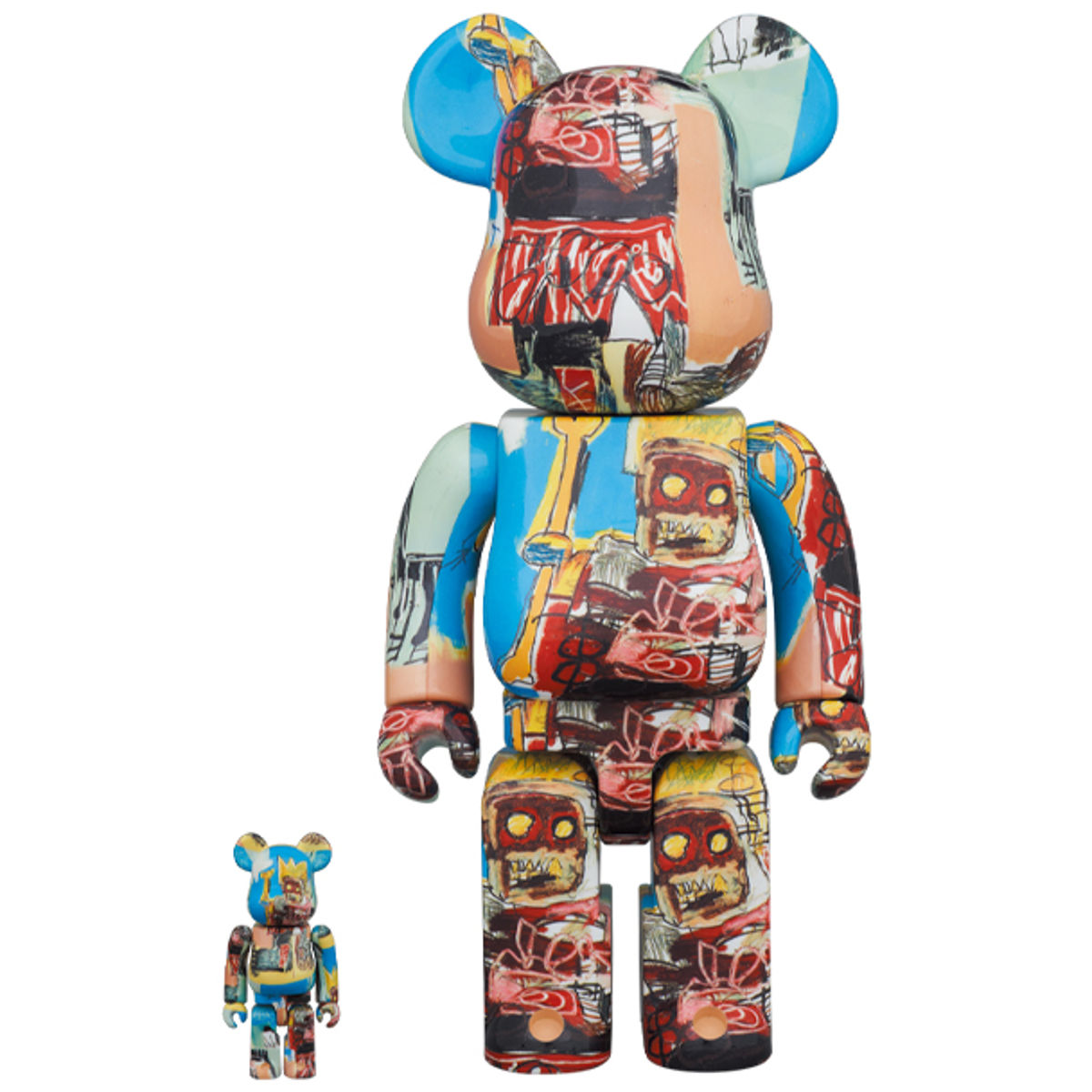 100% + 400% Jean-Michel Basquiat #6 Be@rbrick (Set)