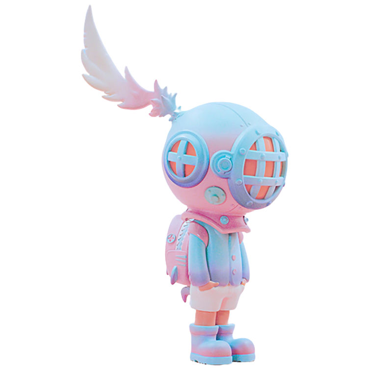 Pink & Blue Backpack Boy Little Sank by Sank Toys (Shuan Guo)