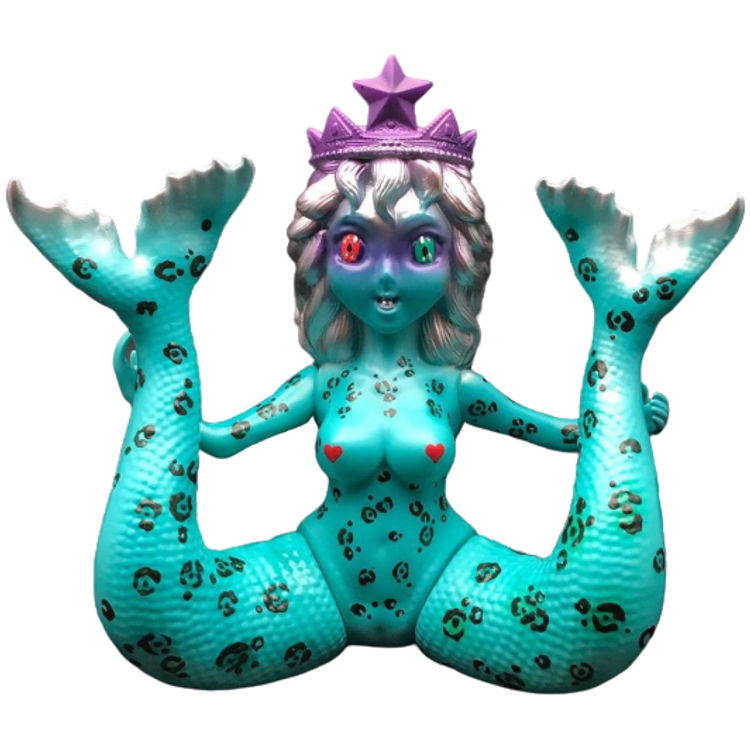 Tiffany Blue Leopard Scaly Beauty by Kaize of Kiyokawa