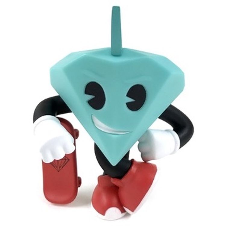  3" Diamond Blue with Red shoes Lil Cutty by Nick Diamond (Diamond Supply Co.)