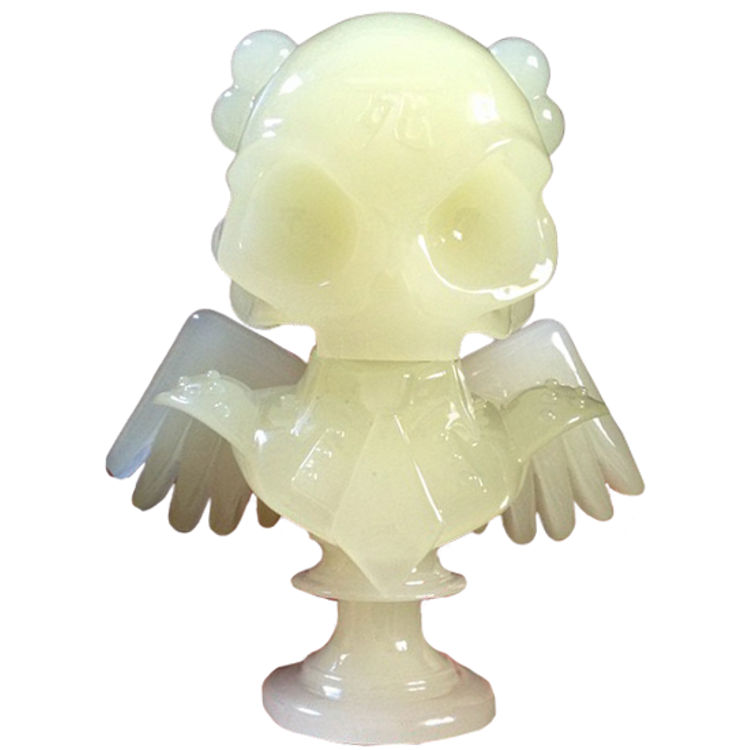 Skullhead Bust - Glow in the Dark by Huck Gee