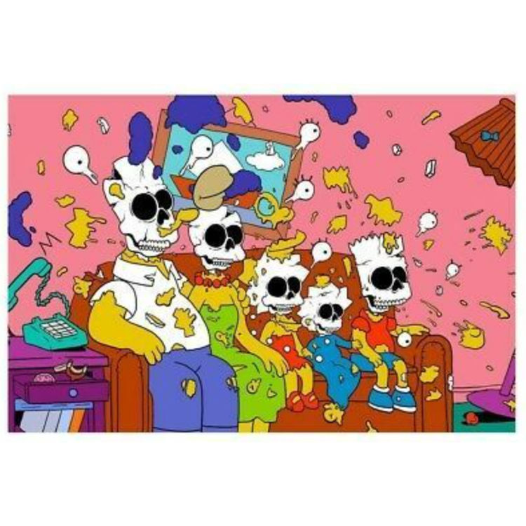 Simpsons Nuclear Family by Matt Gondek