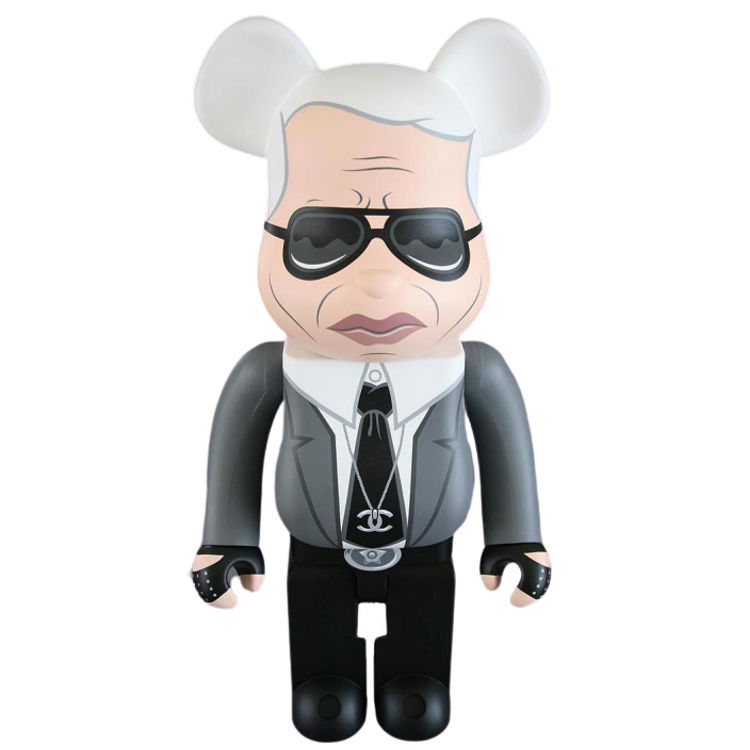 1000% Grey Suit Karl Lagerfeld Be@rbrick by FAKIR