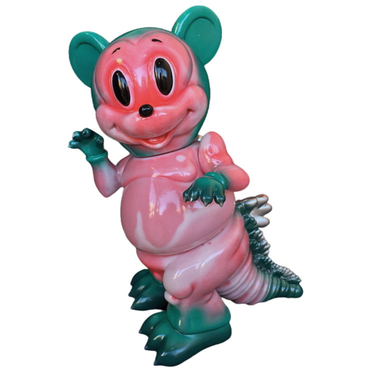 Meaty Mousezilla (Peeled Off) by Ron English
