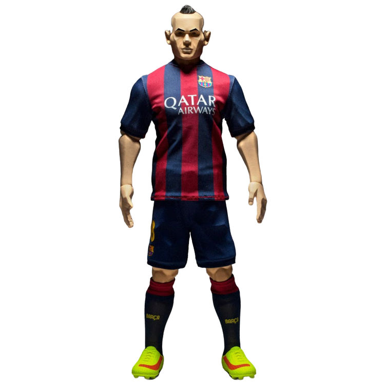 Iniesta : FC Barcelona (2014/15 Home Kit) by Fools Paradise
