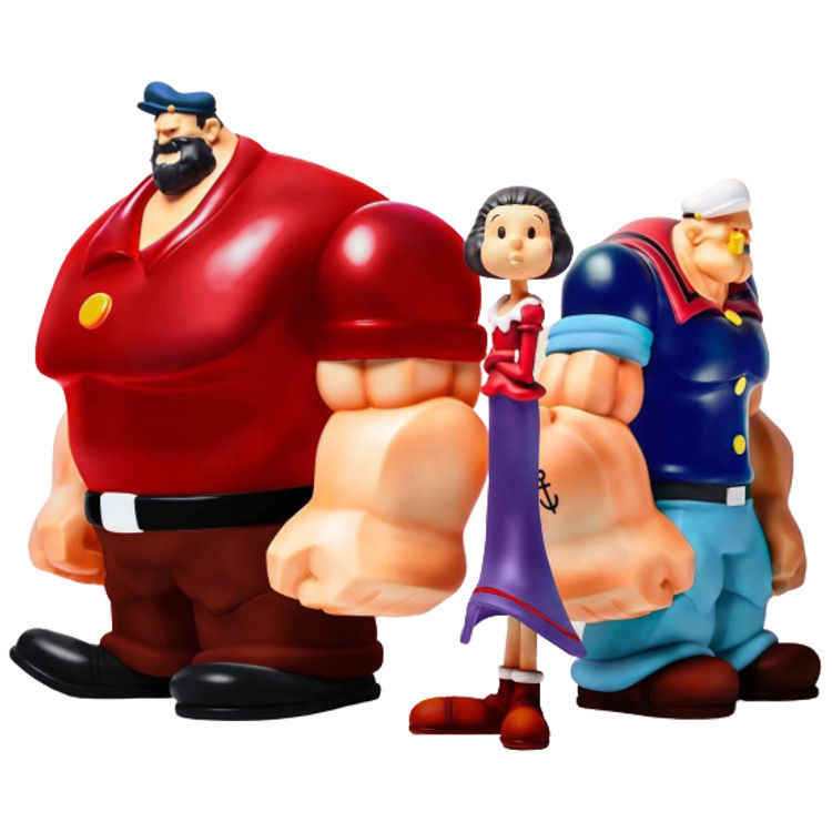 Vintage Bundle Popeye X Fools Paradise (3 figure set) by Fools Paradise