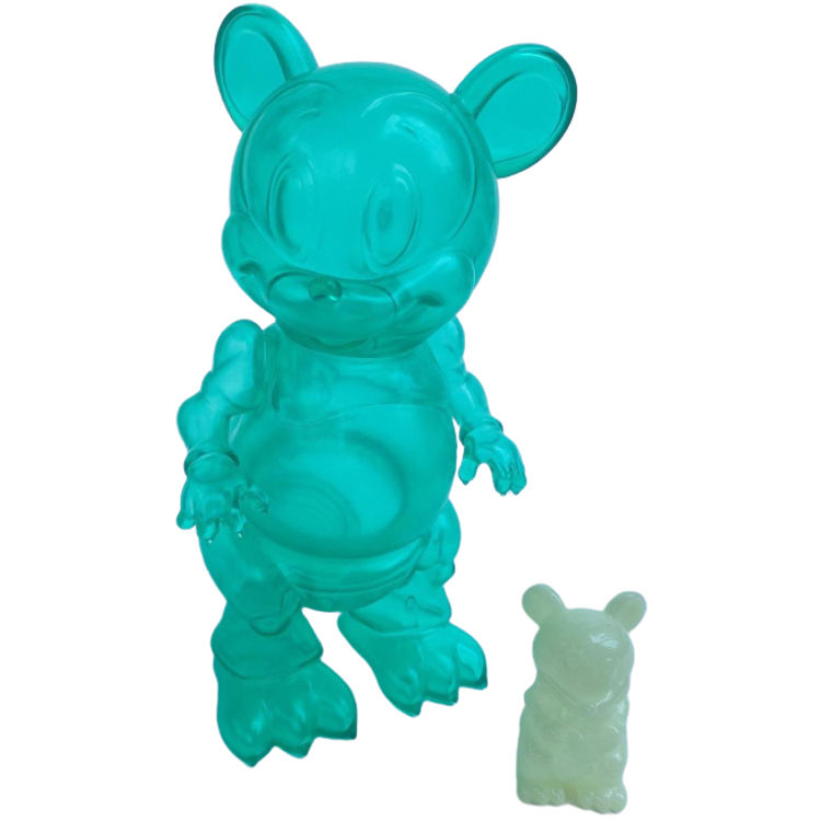 Clear Green Mousezilla by Ron English