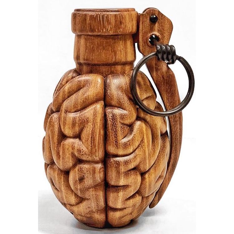 Wooden Brainade by Emilio Garcia