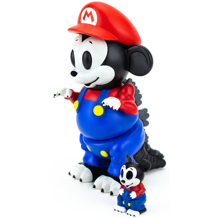 Mickey Mario & Micro Mickey Mario Mousezilla by FER MG (Fer Mogica)