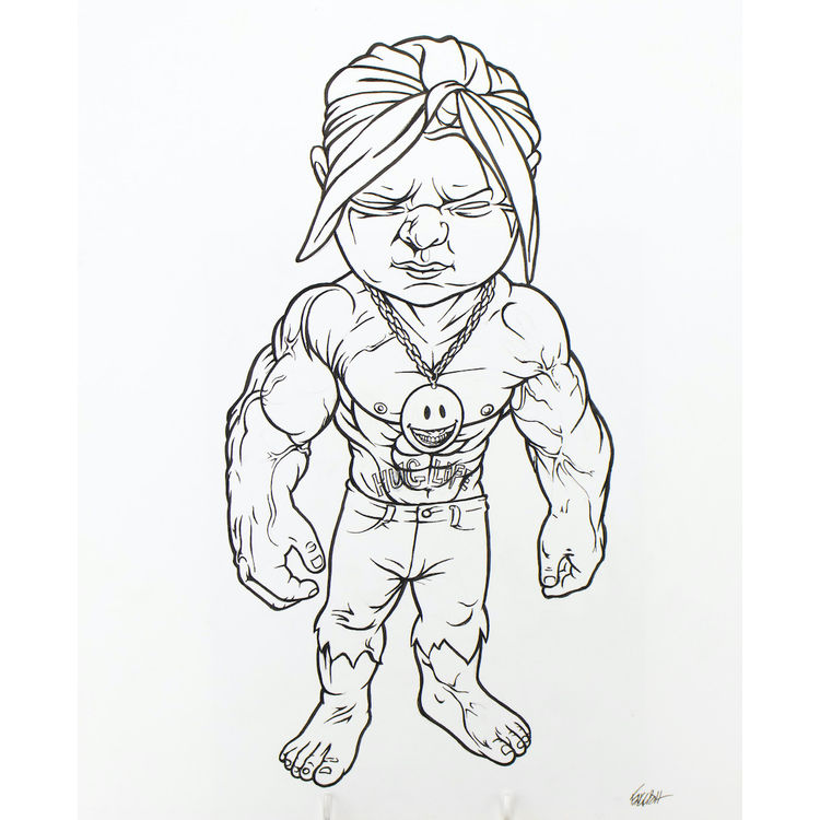 Tupac Temper Tot by Ron English