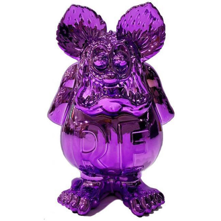Chrome Purple Rat Fink by Ed 'Big Daddy' Roth