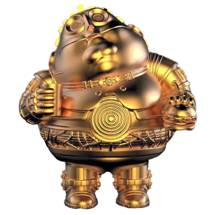 C3PO (Gold) Famous Chunky by Alex Solis