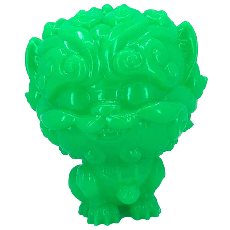 Green Shi-Shi the Tiny Guardian by Klim Kozinevich