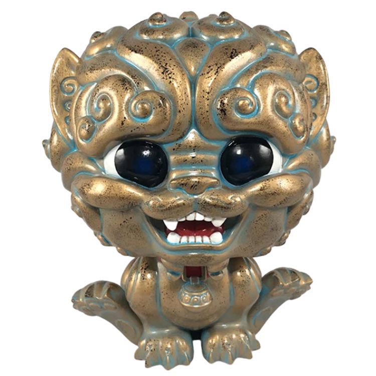 6" Bronze Shi-Shi the Tiny Guardian by Klim Kozinevich