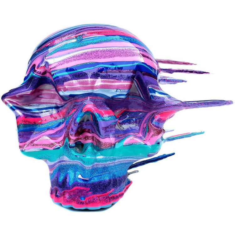 Blown Away Star Skull by Josh Mayhem