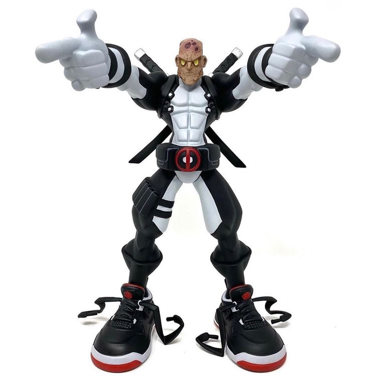 X-Force Bred Jordan 4’s Retro BRED x Unmasked DP by Uncle Skro