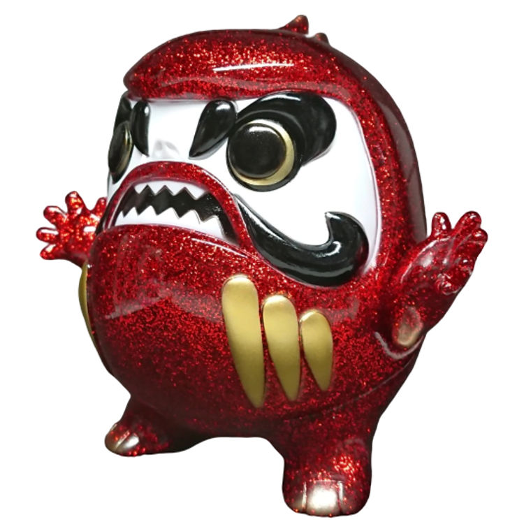 Red Glitter Dharma Sanda by UkyDayDreamer