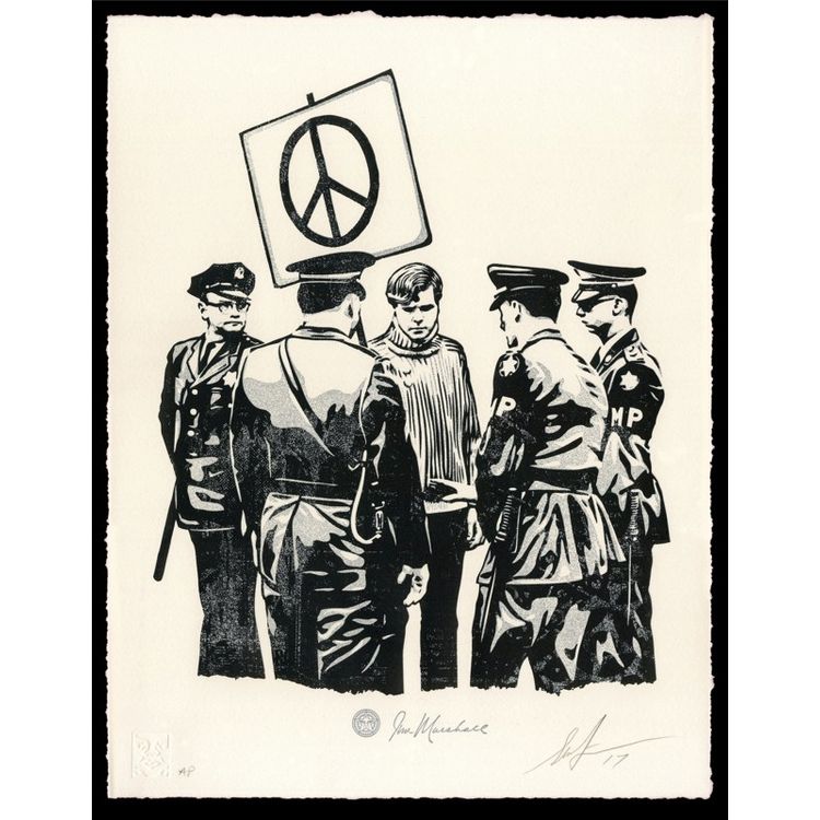 Peaceful Protest - Jim Marshall by Jim Marshall