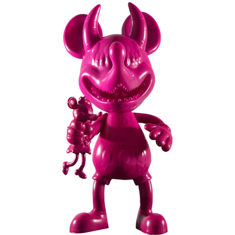 Pink Mickey Monster by Vincent Scala
