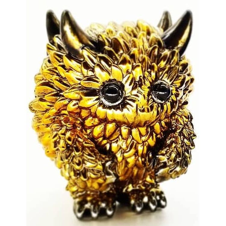 Gold Chrome Monster Fluffy by N2O Factory