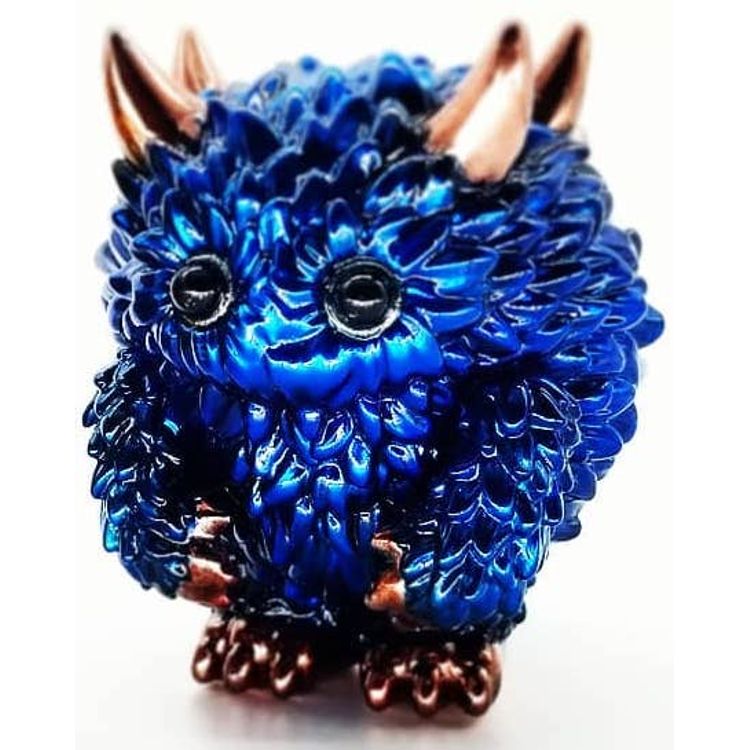 Blue Chrome Monster Fluffy by N2O Factory