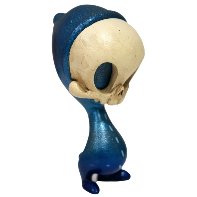 Metallic Blue Skelve by Brandt Peters