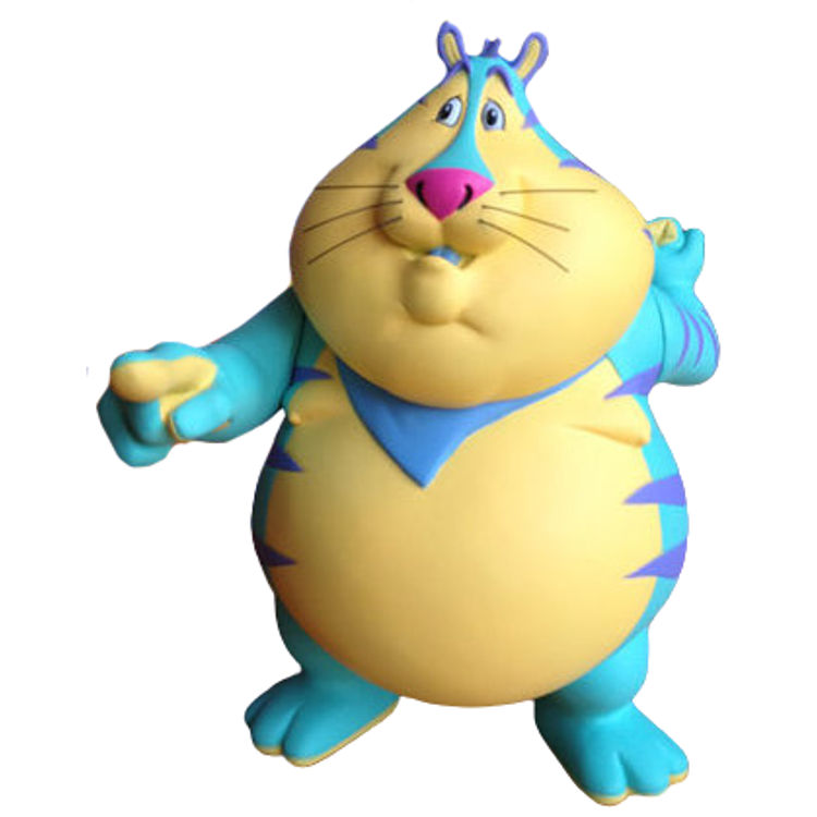 Teal Fat Tony by Ron English