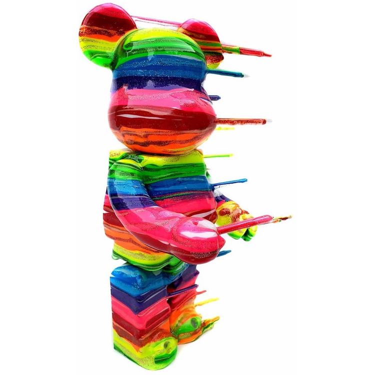 400% Frosty Blown Away Bearbrick by Josh Mayhem