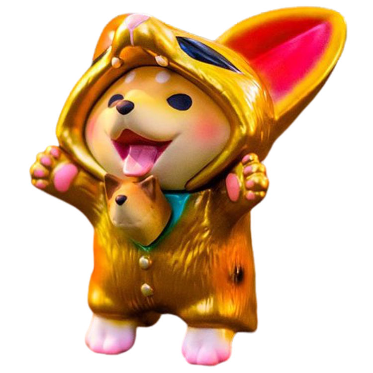 Gold Maneki Baby Dou Dou RUYH by Dog Together Studio
