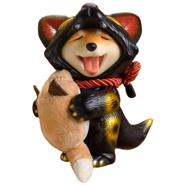 Black Maneki Dou Dou & Fiffy by Dog Together Studio