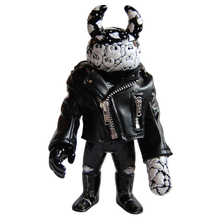 Real Uamou CHAOS WARRIORS - black leather jacket by Real X Head (Mori Katsura)