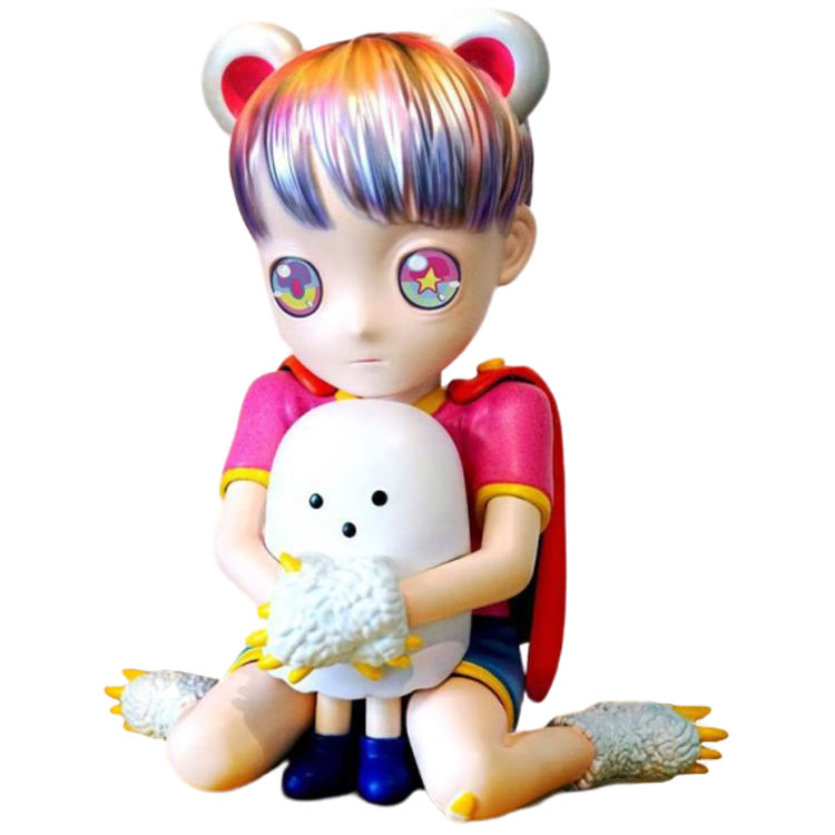 Pink Lonely Hero and Obeka by Hikari Shimoda