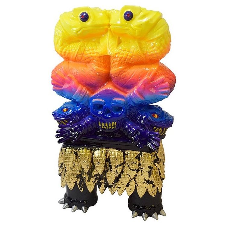 Rainbow & Gold Leaf Coatlicue by Mark Nagata