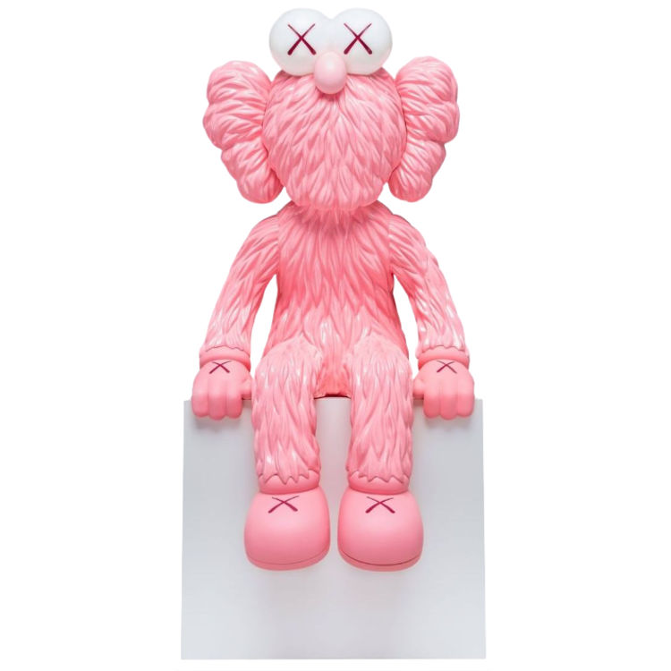 Pink Kaws BFF Seeing / Watching by Kaws (Brian Donnelly)
