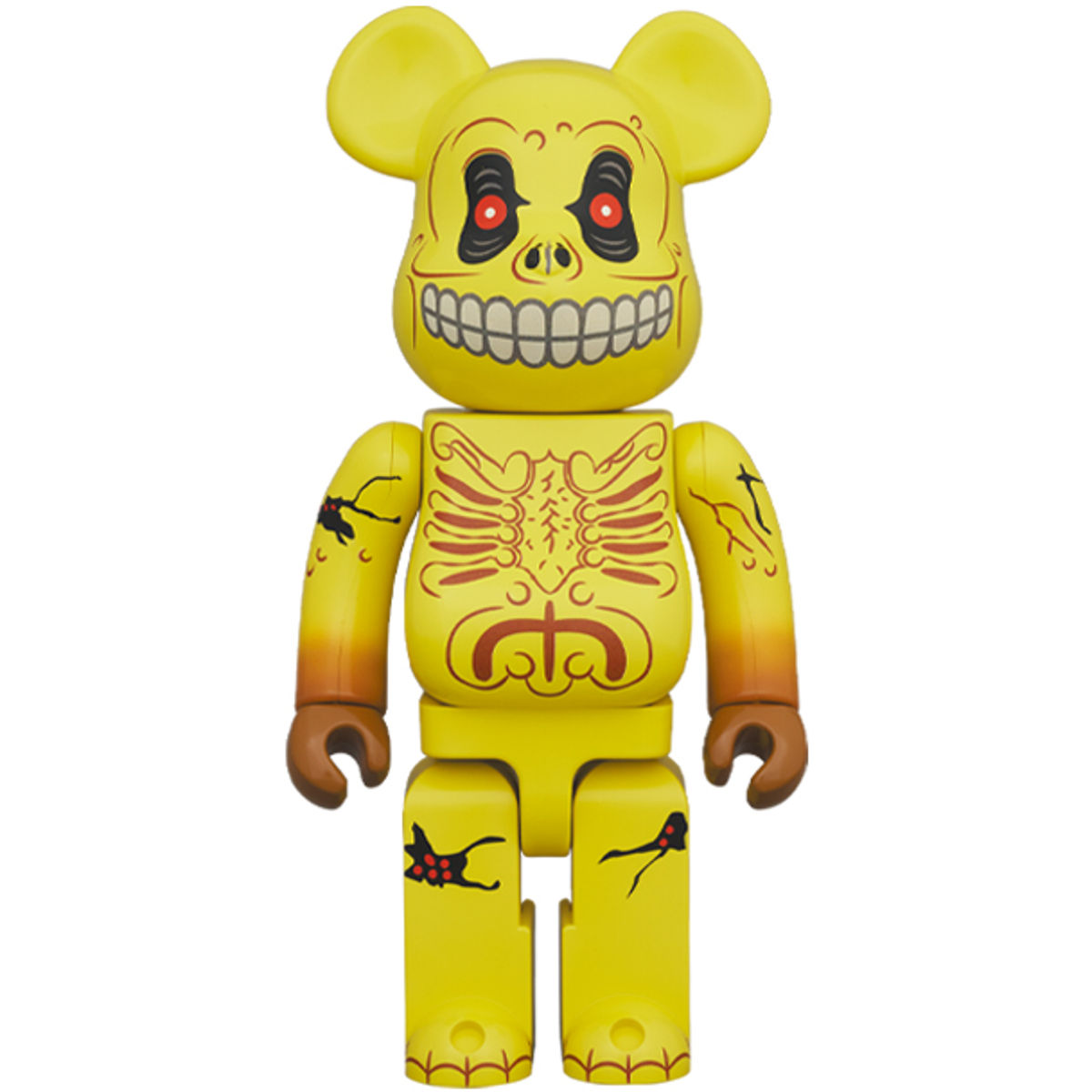 100% + 400% Yellow Skull Face : Madballs (Set)