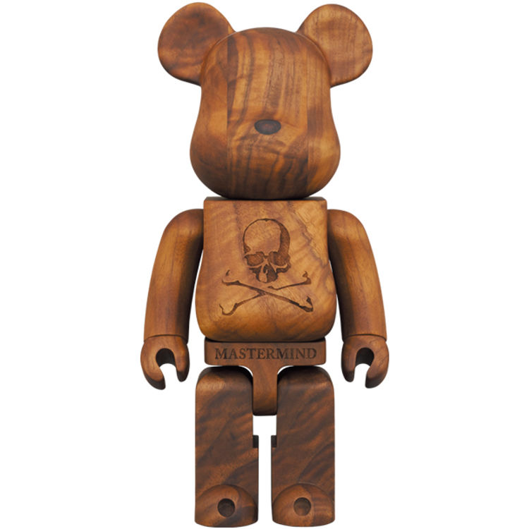 400% Mastermind Walnut Heather Bearbrick by Karimoku