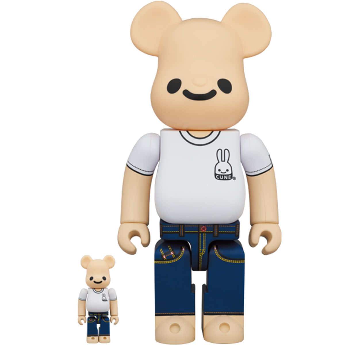 100% + 400% Cune Bearbrick (Set)