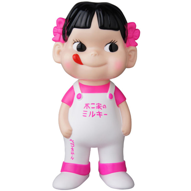 White & Flourescent Pink Peko-chan by Fujiya
