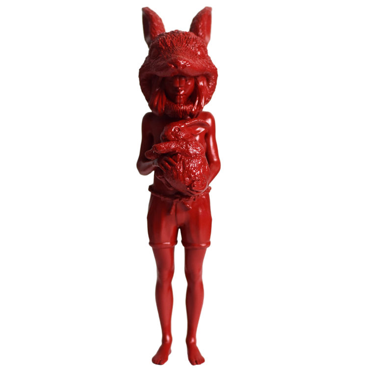 Red Two Rabbits by Nate Frizzell