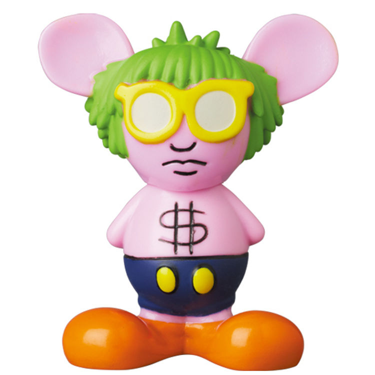 Pink & Green Andy Mouse Mini VCD by Keith Haring