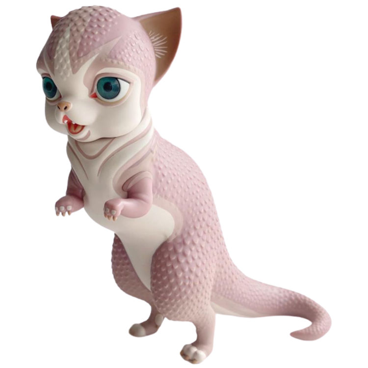 Pink Dinokitty by Mab Graves