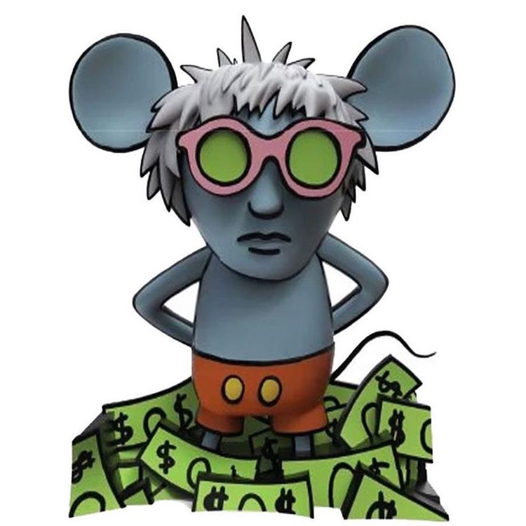 Andy Mouse by Keith Haring