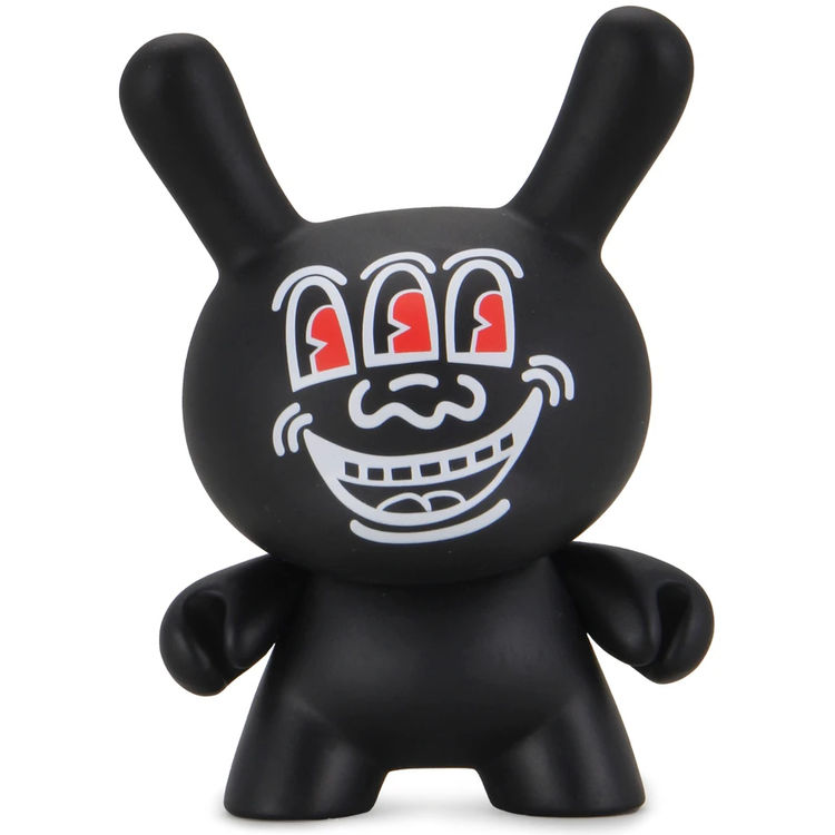 Black Three Eyes (Chase) by Keith Haring