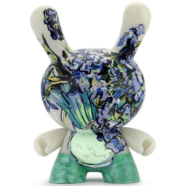 8" The Met Masterpiece Dunny : Irises by Van Gogh by Kidrobot